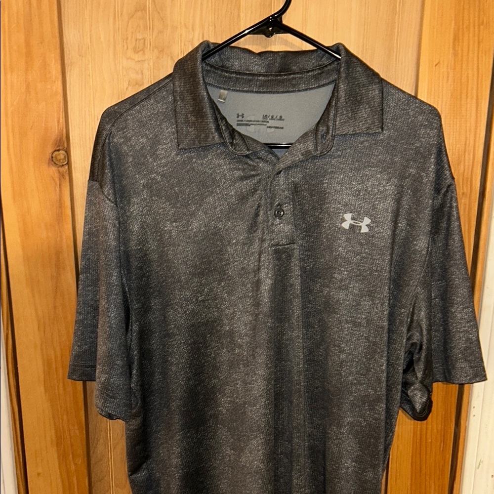 Under Armour Men's Charcoal Polo Shirt